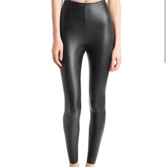 Commando Pants - Commando Control Stretch Faux Leather Leggings Extra Small XS Black X1